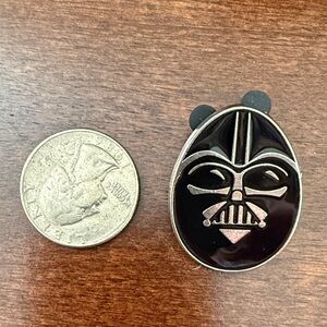 Disney Darth Vader Trading Pin with Black Mickey Back